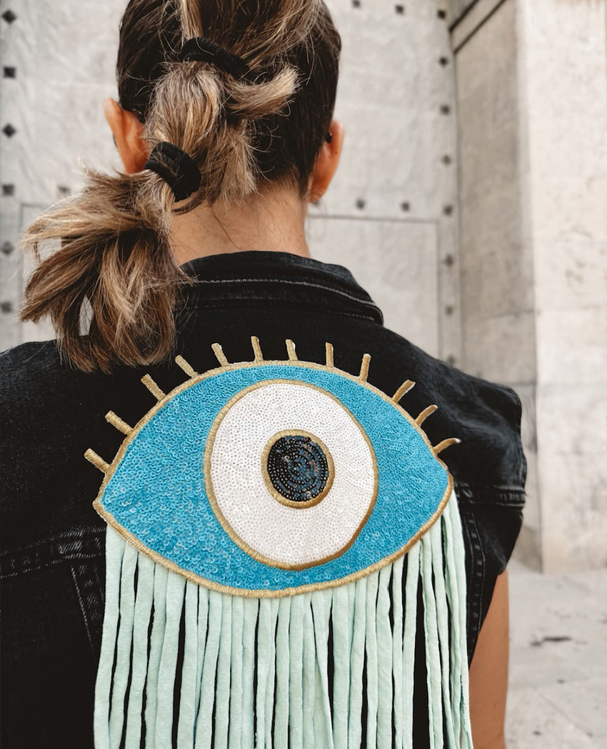 CHALECO OJO TURQUESA