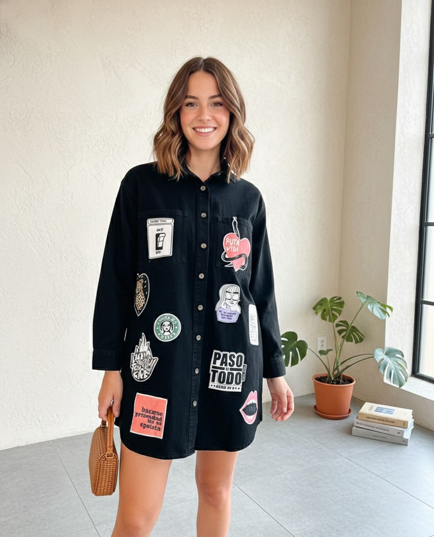 VESTIDO PARCHES