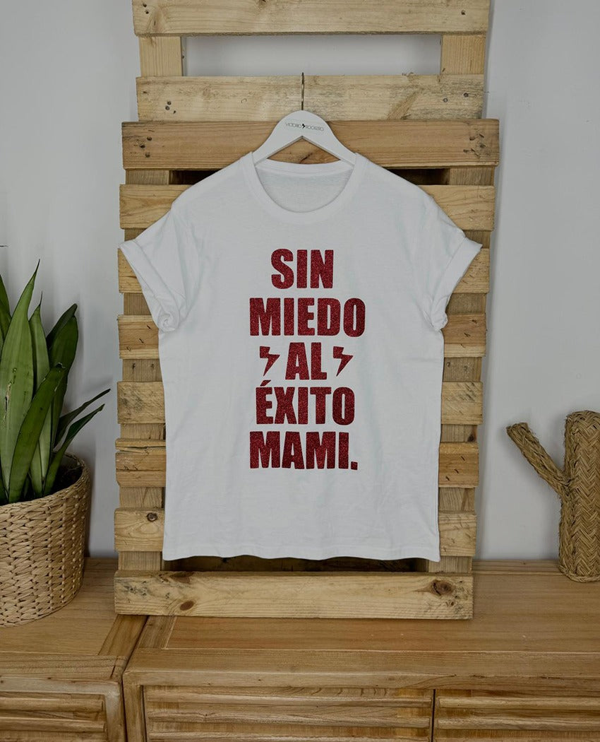 CAMISETA SIN MIEDO BLANCA