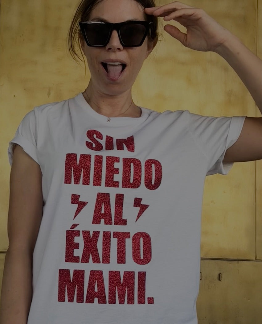 CAMISETA SIN MIEDO BLANCA