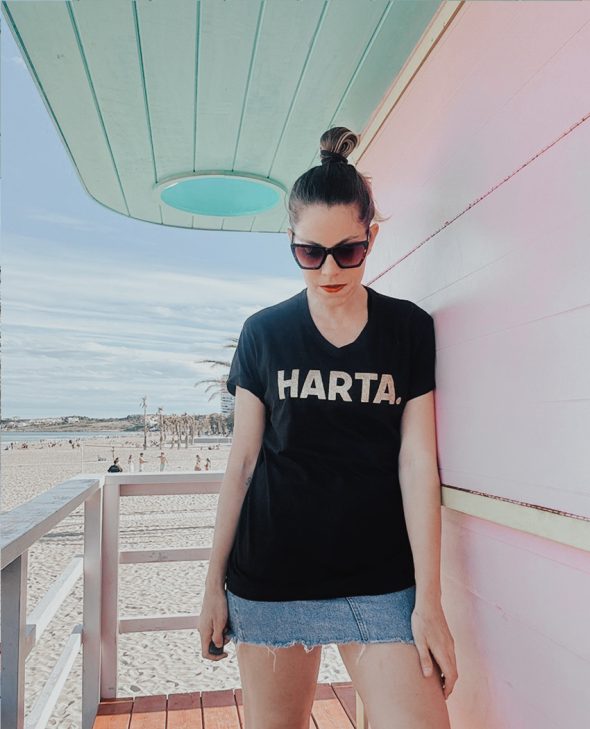harta20 CAMISETA HARTA NEGRA