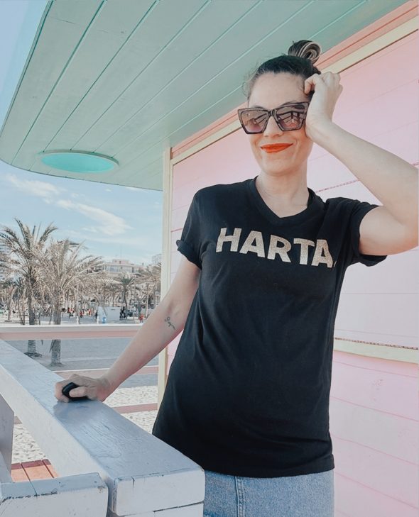 harta30 CAMISETA HARTA NEGRA