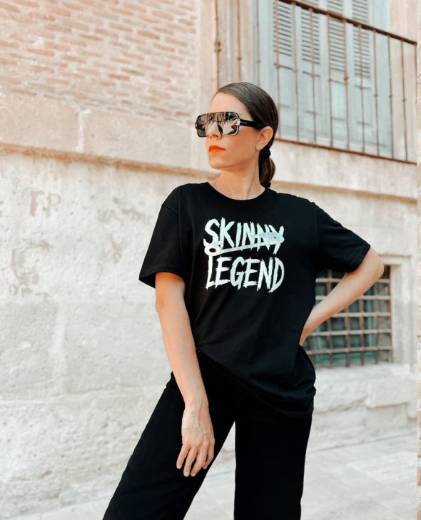 b16 CAMISETA SKINNY LEGEND BLACK