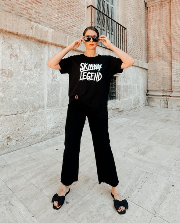 b2 CAMISETA SKINNY LEGEND BLACK