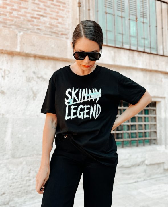 b5 CAMISETA SKINNY LEGEND BLACK
