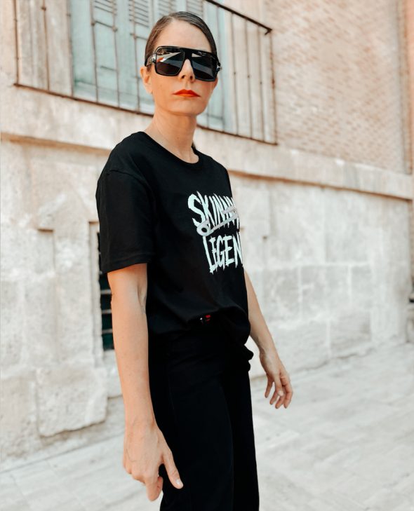 b7 CAMISETA SKINNY LEGEND BLACK