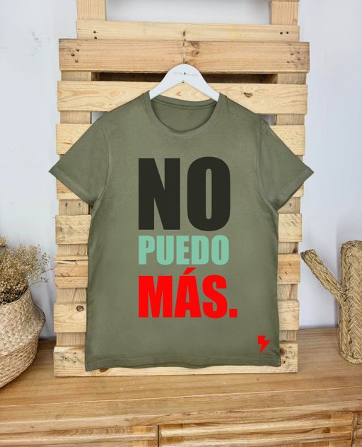 CAMISETA NO PUEDO MÁS