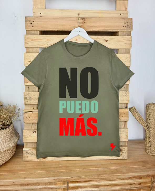 CAMISETA NO PUEDO MÁS