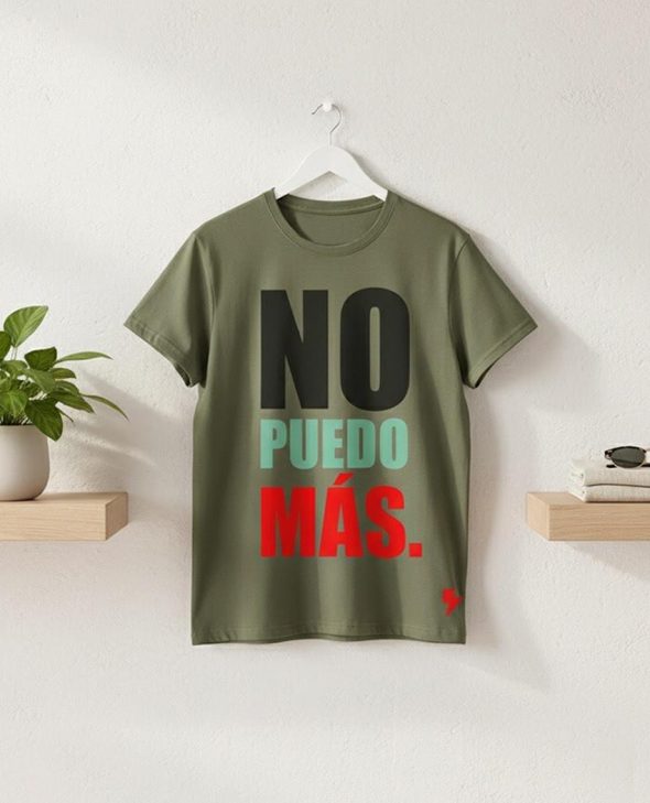 CAMISETA NO PUEDO MÁS