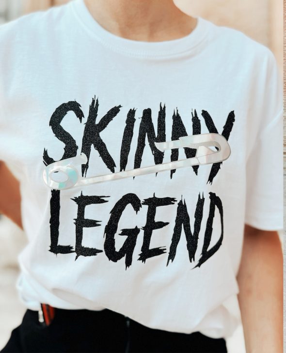 w6 CAMISETA SKINNY LEGEND WHITE