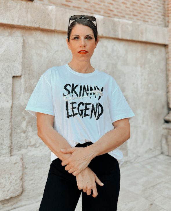w9 CAMISETA SKINNY LEGEND WHITE