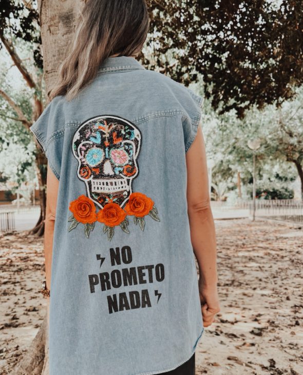 chaleco vaquero no prometo nada CHALECO NO PROMETO NADA