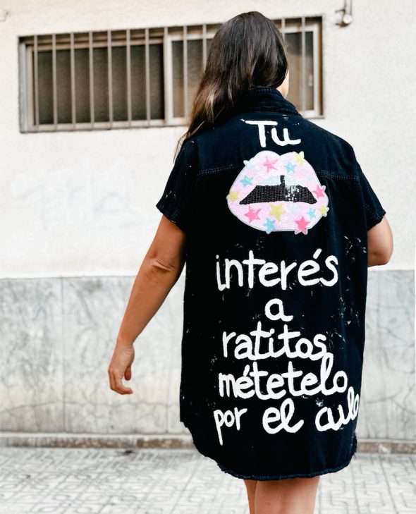 chaleco vaquero tu interés a ratitos métetelo por el culo CHALECO INTERÉS A RATITOS