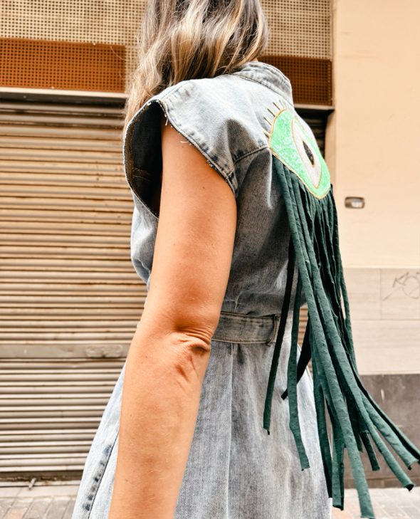 oji20 VESTIDO OJO VERDE