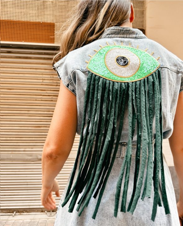 oji21 VESTIDO OJO VERDE
