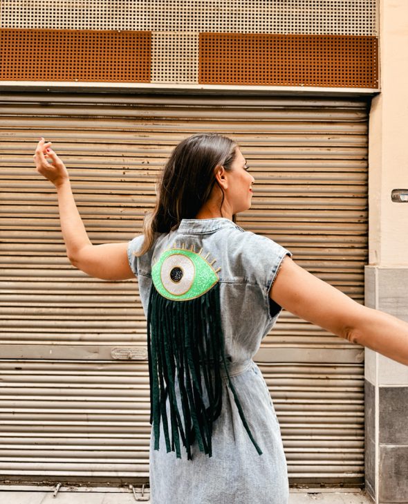 oji5 VESTIDO OJO VERDE