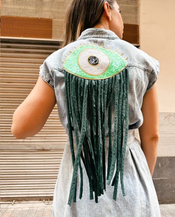 oji8 VESTIDO OJO VERDE