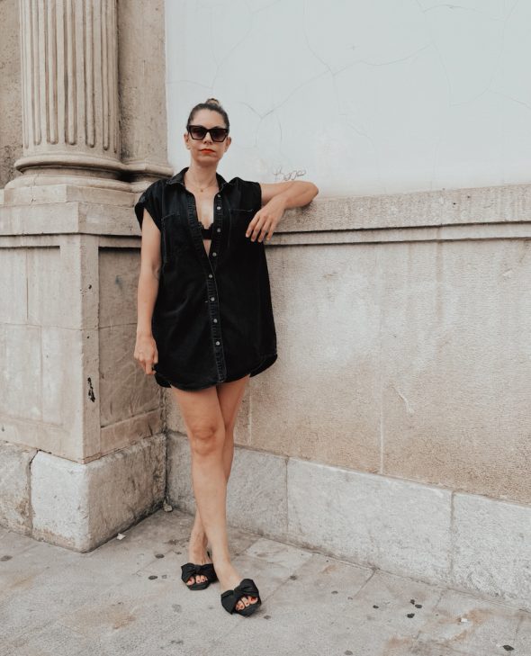 VESTIDO MÁS BORDE