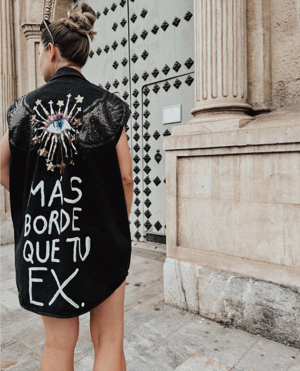 VESTIDO MÁS BORDE