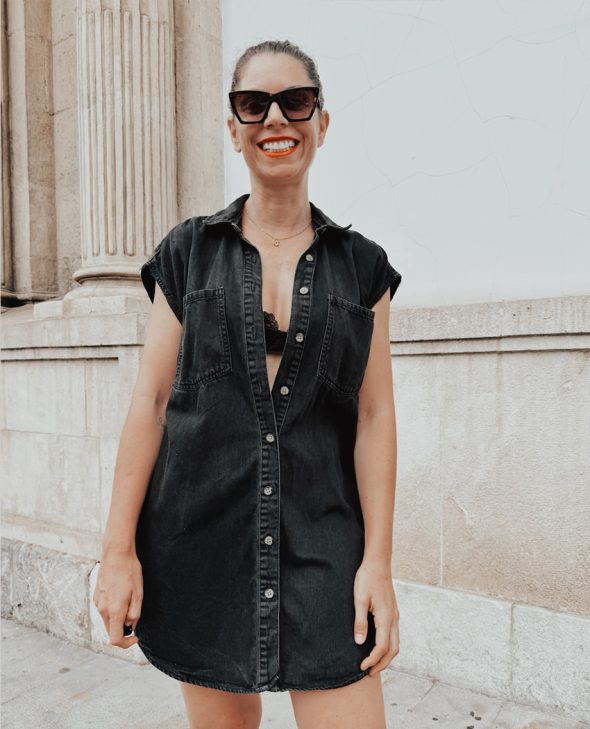 VESTIDO MÁS BORDE