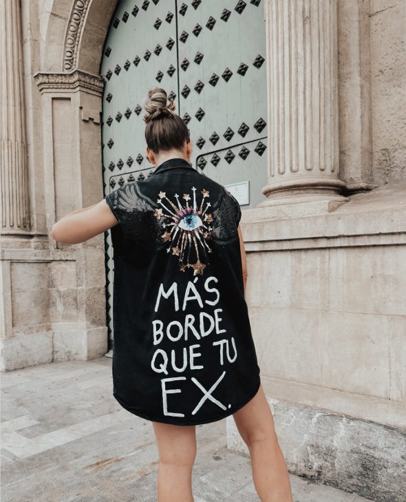 VESTIDO MÁS BORDE