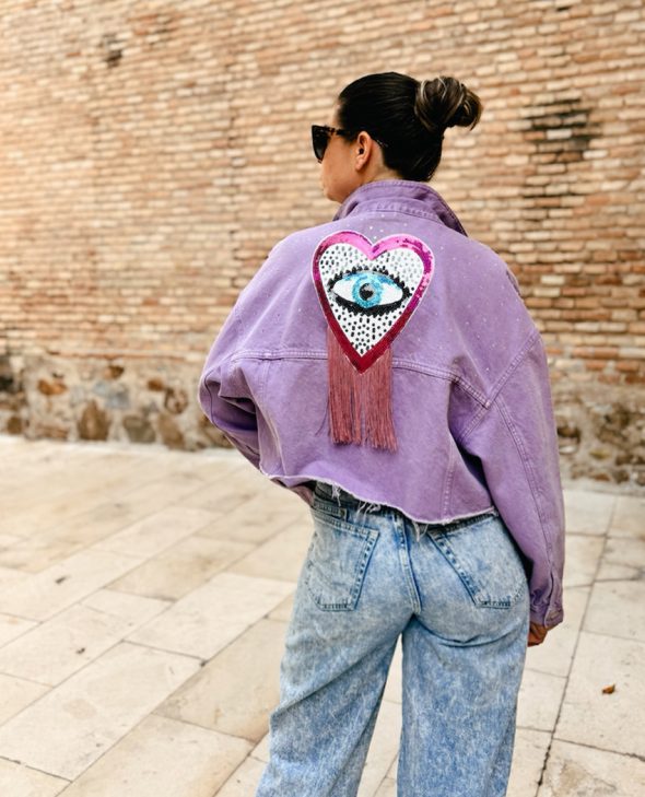 cazadora vaquera laia CHALECO LAIA