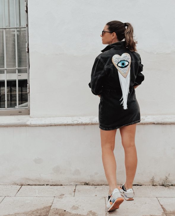 j14 VESTIDO FLECOS CORAZÓN