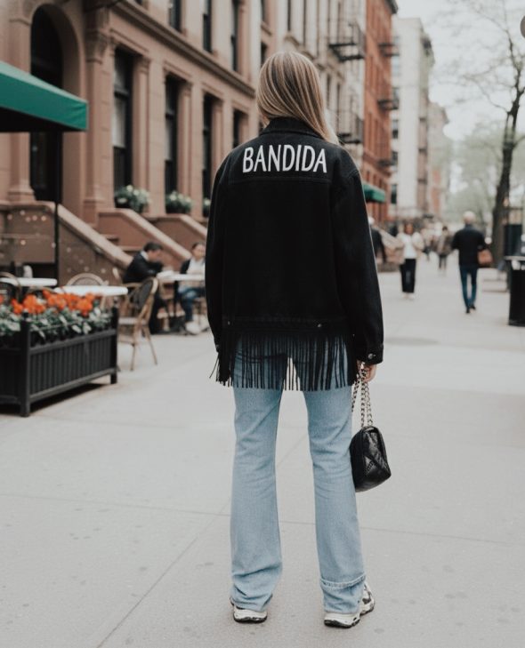 CAZADORA FLECOS BANDIDA