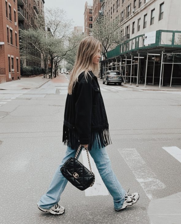 CAZADORA FLECOS BANDIDA