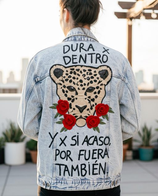 cazadora vaquera dura por dentro y por si acaso por fuera también CAZADORA DURA